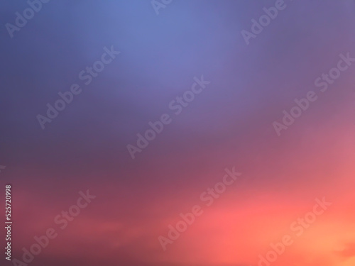 sunset twilight with beautiful clound © chin797