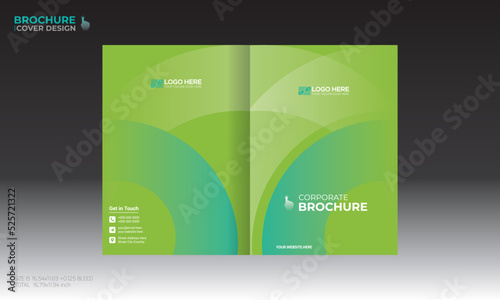 vector brochure cover design for any kind of use