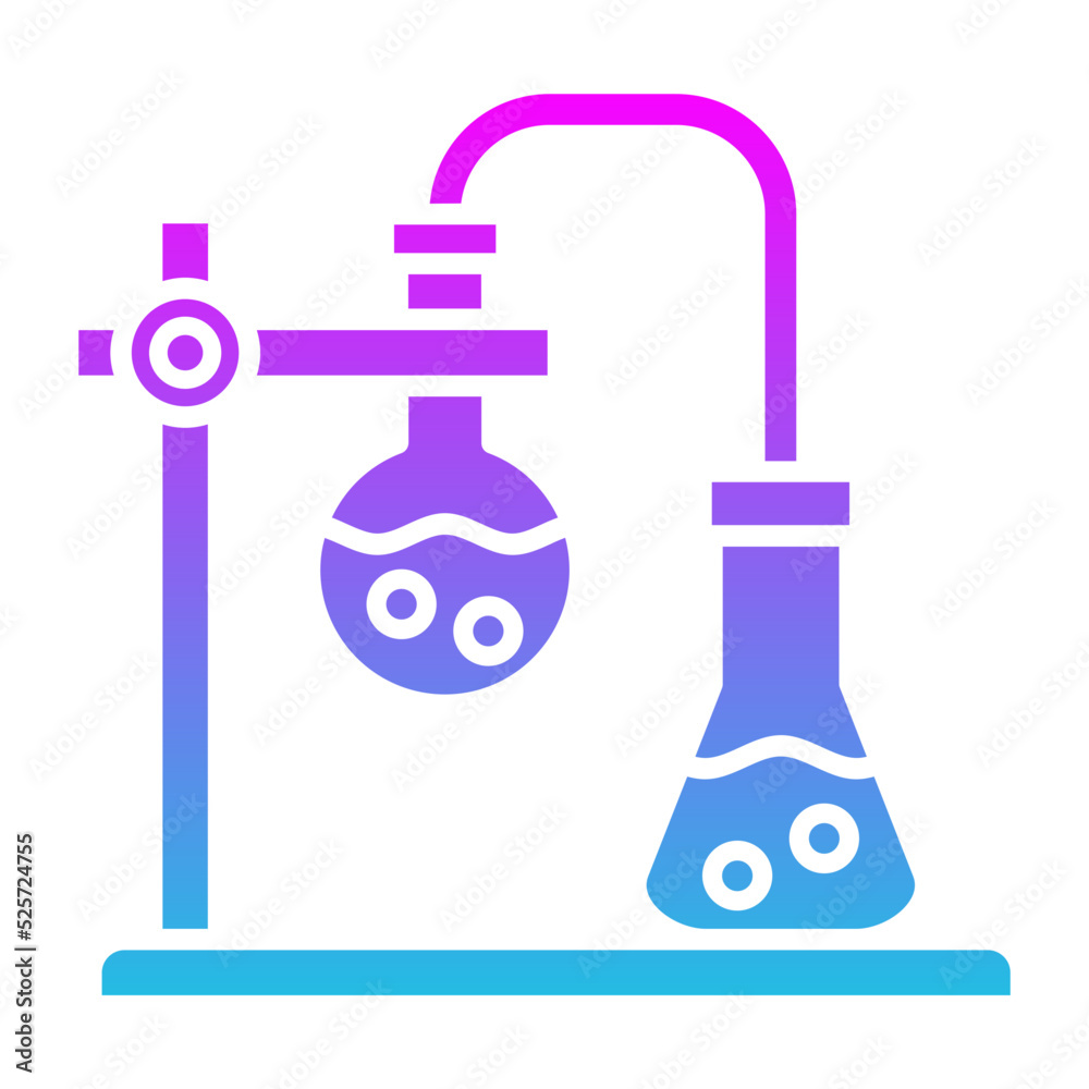 Obraz premium Apparatus Glyph Gradient Icon