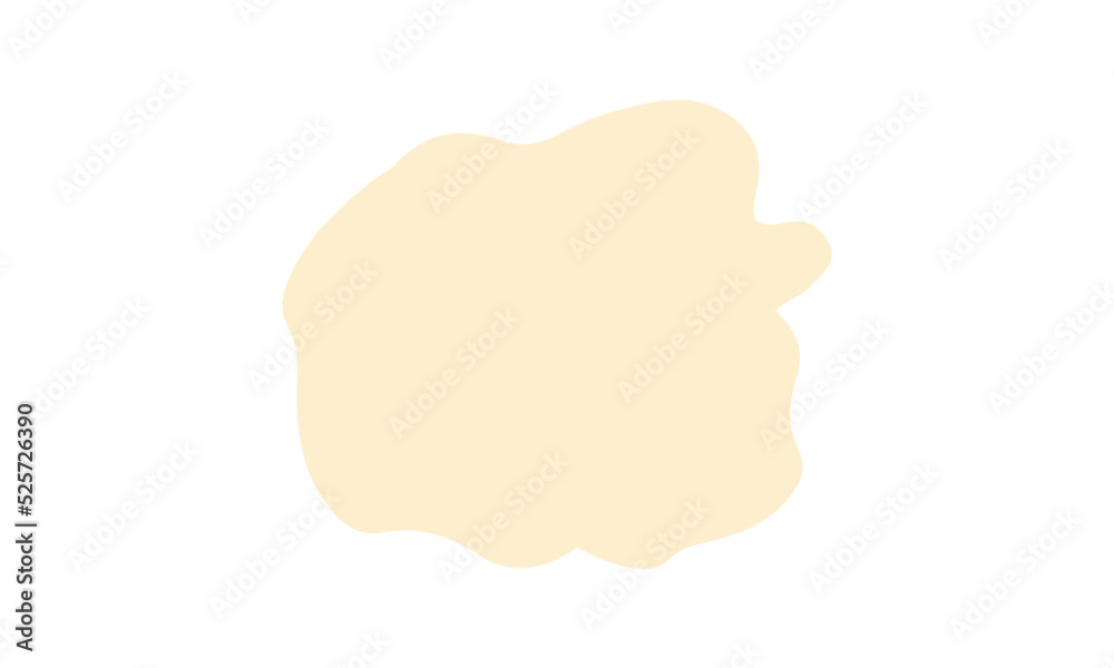 blob cream abstract