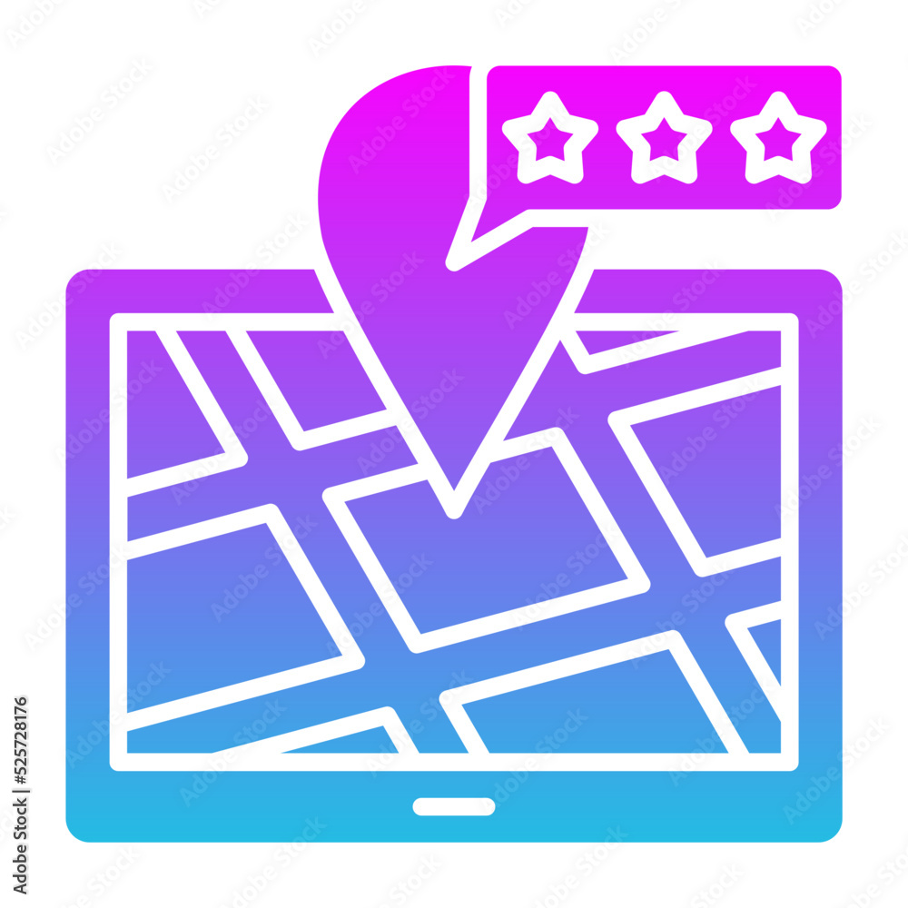 Rating Glyph Gradient Icon Rating Glyph Gradient Icon