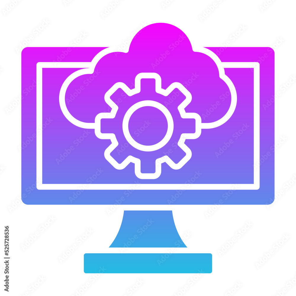 Configuration Glyph Gradient Icon Configuration Glyph Gradient Icon