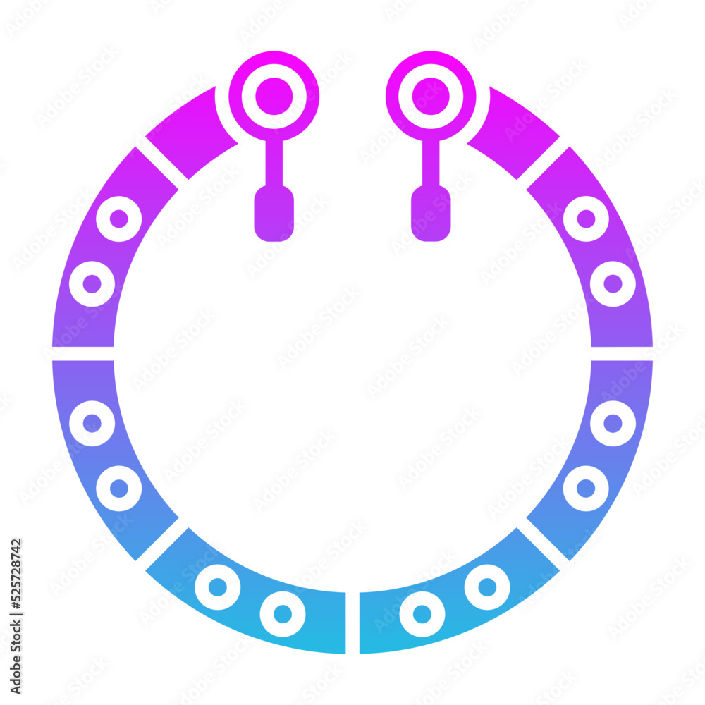 Bracelet Glyph Gradient Icon Bracelet Glyph Gradient Icon