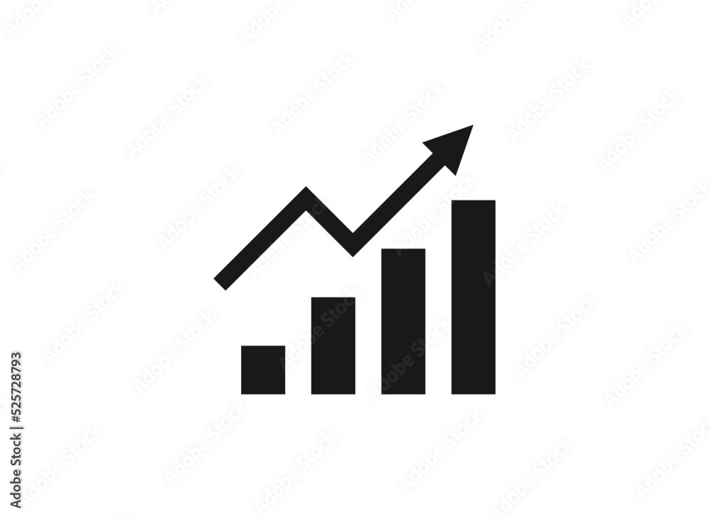 Graph Icon in trendy flat style isolated on grey background. Chart bar symbol for your web site design, logo, app, UI. Vector illustration, EPS10. Graph Icon in trendy flat style isolated on grey background. Chart bar symbol for your web site design, logo, app, UI. Vector illustration, EPS10.