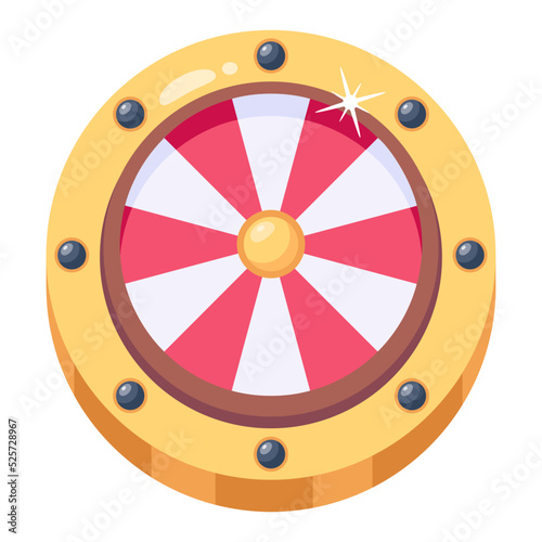 A vintage wheel flat icon download