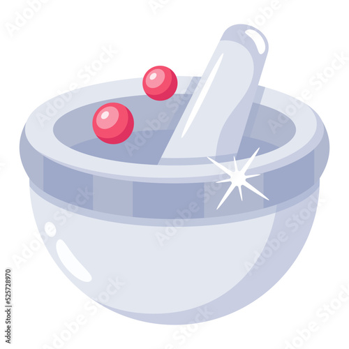 A mortar pestle flat icon download