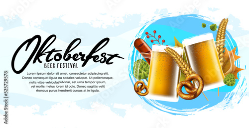 oktoberfest vector design can be use for poster, invitation and celebration purpose