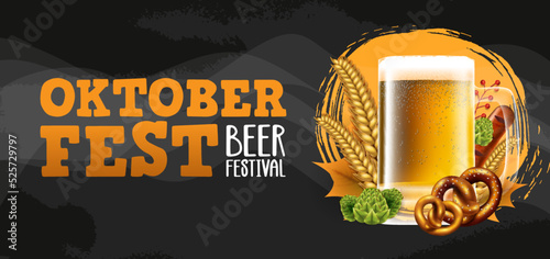 oktoberfest vector design can be use for poster, invitation and celebration purpose