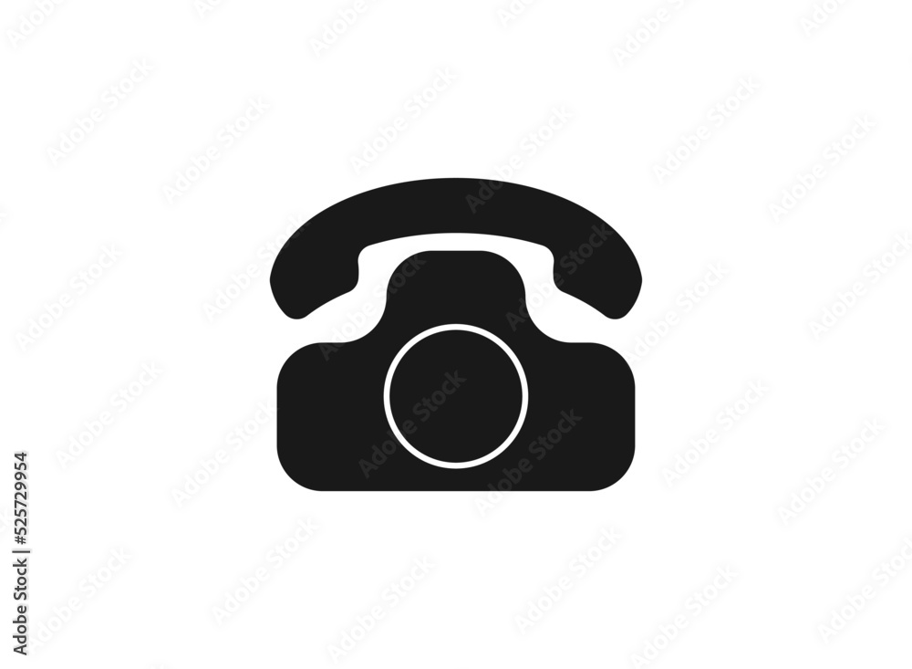 Phone icon in a trendy flat style isolated on a white background using the eps 10 format. Phone icon in a trendy flat style isolated on a white background using the eps 10 format.