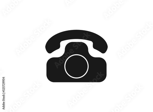 Phone icon in a trendy flat style isolated on a white background using the eps 10 format.