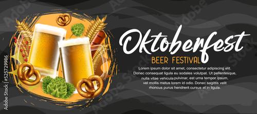 oktoberfest vector design can be use for poster, invitation and celebration purpose