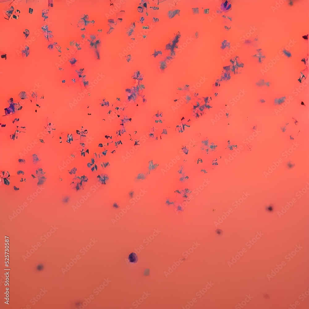 3D Bacteria outbreak and bacterial infection as a microscopic background as dangerous disease strain case as a medical health risk concept with disease cells