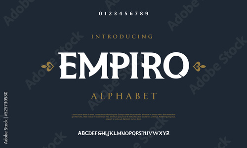 Abstract minimal modern alphabet fonts. Typography technology vector illustration