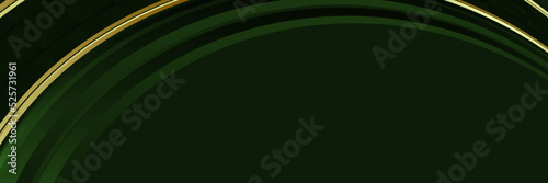 Abstract green gold background vector design