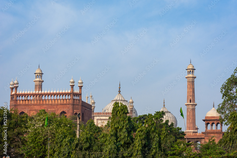 Jama Masjid, Old town of Delhi, India.