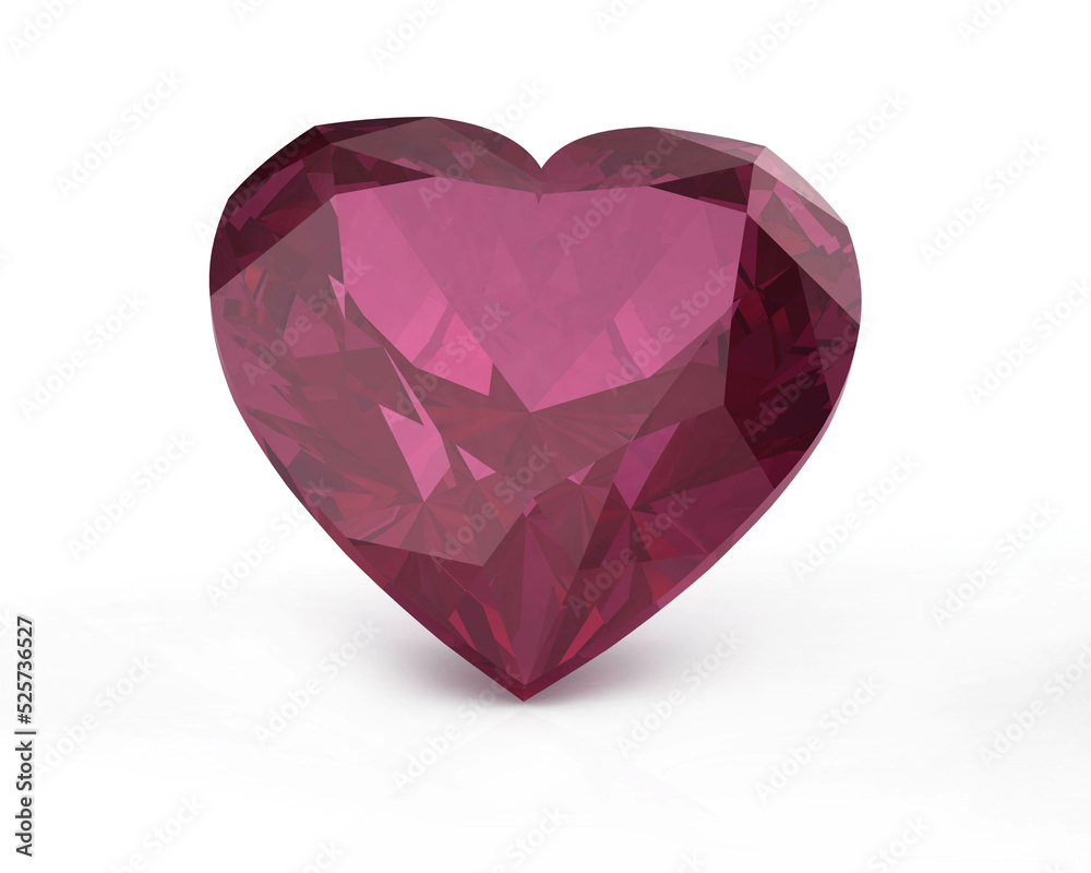 gemstone on background.3D rendering gemstone on background.3D rendering
