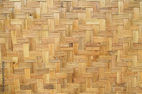 Native Thai style bamboo wall  natural wickerwork