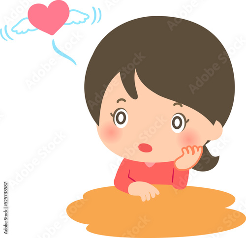 心ここに有らずといった様子の女性