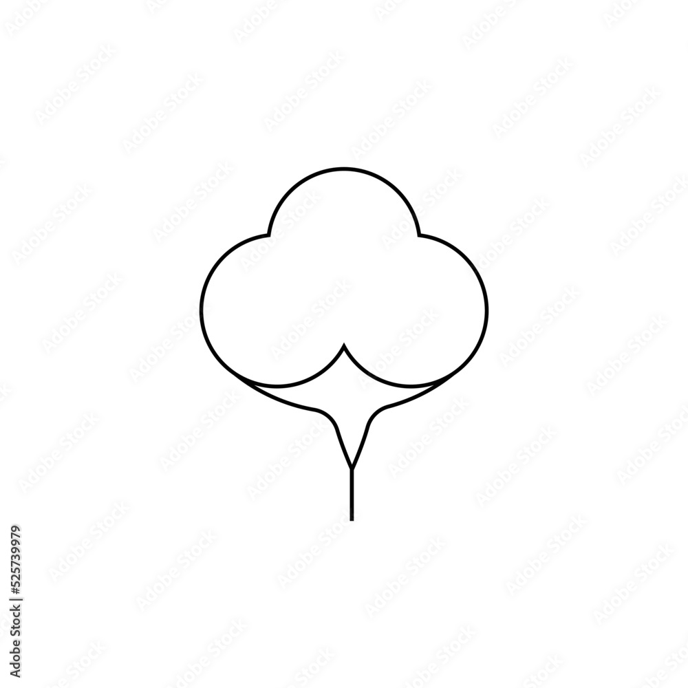 simple cotton logo icon vektor template simple cotton logo icon vektor template