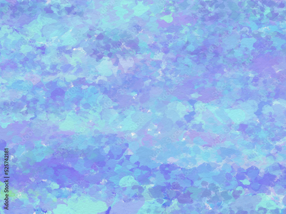 Blue Modern Abstract Art Background, Texture, Pattern, Sea, Ocean, Sky Design