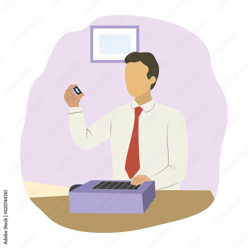 businessman people activity vector illustration