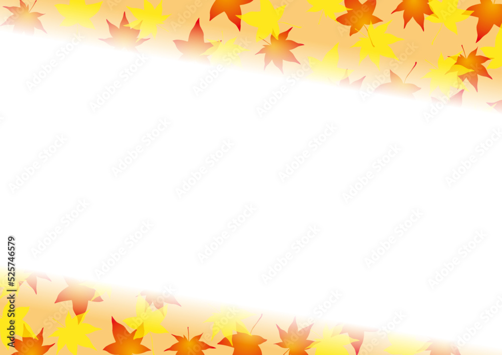 紅葉背景テンプレート 紅葉背景テンプレート