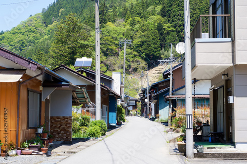 宿場町 上町宿の風景【長野県・信州遠山郷】 photo