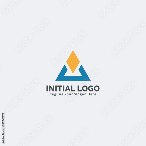 Letter A Logo Design Template