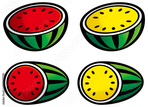 Watermelon pattern for slot machines