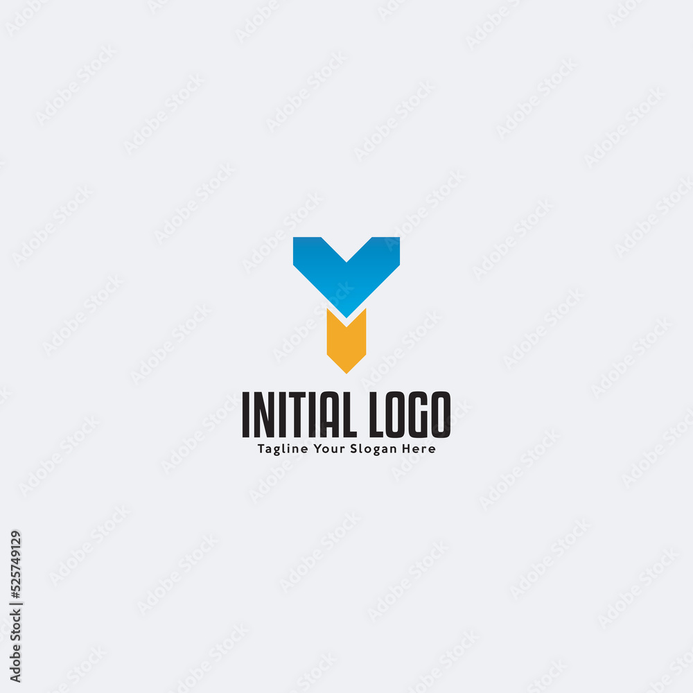 unique letter y logo news vector graphic unique letter y logo news vector graphic