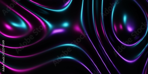 Modern colorful background reflects rainbow light. Abstract 3d background.