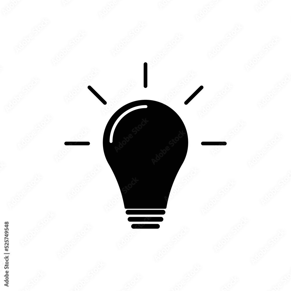 Bulb light vector icon. Lighting Electric lamp. Electricity, shine. Light Bulb icon vector, isolated on background. Bulb light vector icon. Lighting Electric lamp. Electricity, shine. Light Bulb icon vector, isolated on background.