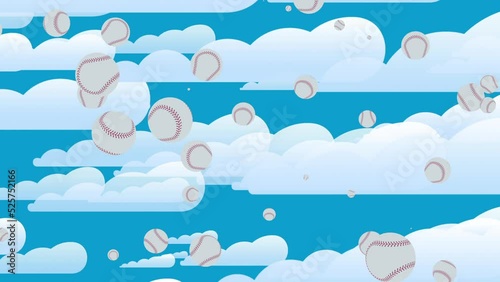 baseball abstract background motiongraphics Manga cartoon comic 野球 背景 summer 夏 major league