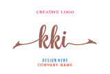 KKI lettering, perfect for company logos, offices, campuses, schools, religious education