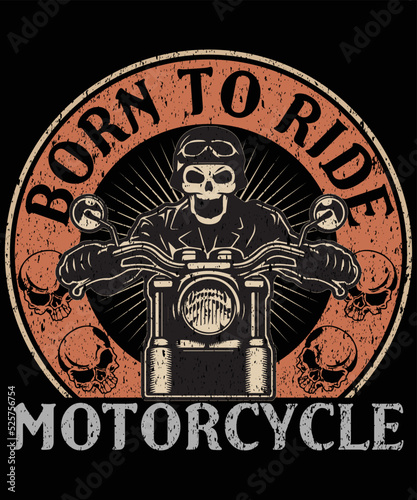 _Motorcycle t-shirt design