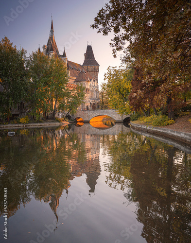View on Vajdahunyad castle ...
