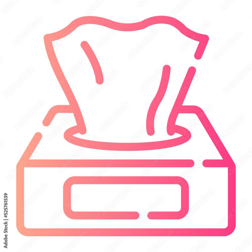 napkins gradient icon napkins gradient icon