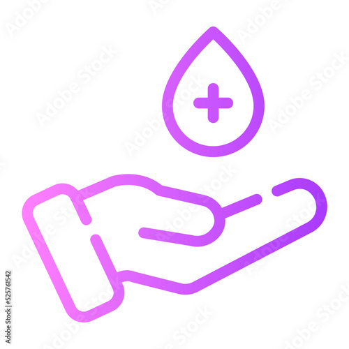sanitary gradient icon