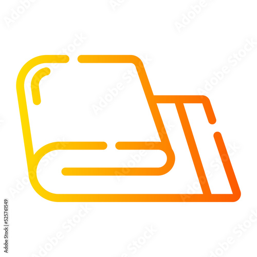 towel gradient icon