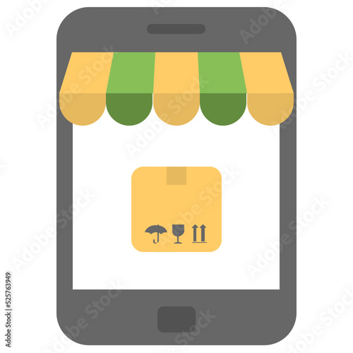 Mcommerce Flat Colored Icon