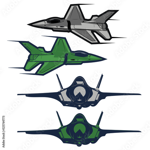 A set of PNG jet fighters with a transparent background