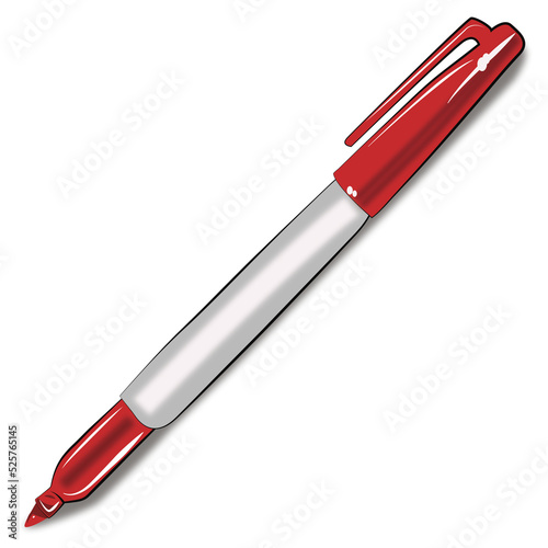 Single red PNG marker with a transparent background.