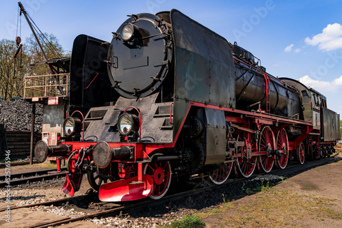 Locomotive. Steam train. Locomotive. Steam locomotive