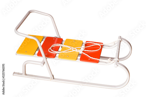 Slika na platnu Child winter sled