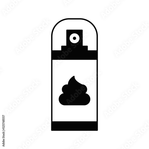Shaving Foam icon in color, isolated on white background 