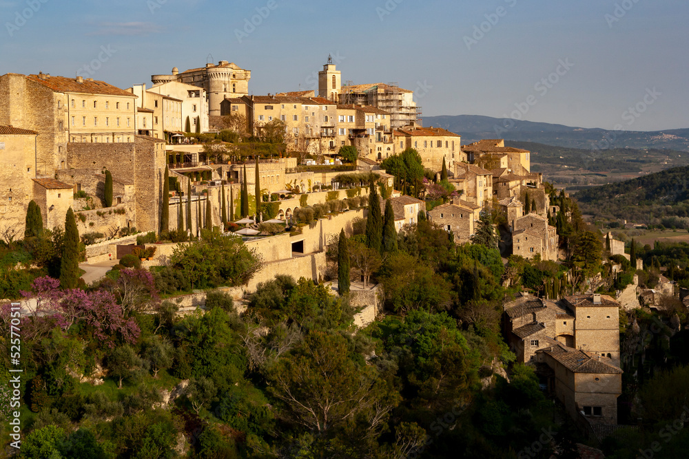 View of Gordes city in Provence, France