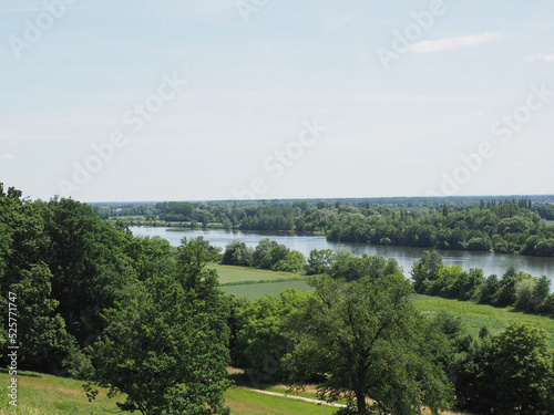 View of river Danube in Donaustauf