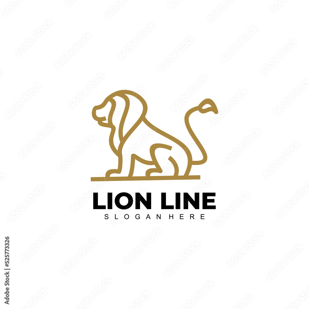 Fototapeta premium LION LOGO DESIGN
