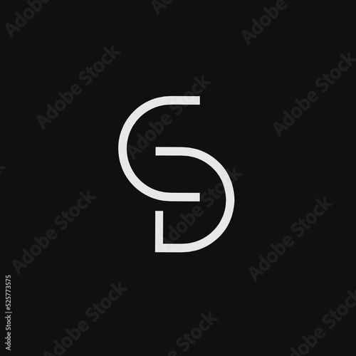 Illustration vector graphic of logo template monogram initials letters CD, DC perfect for brand, identity business and other