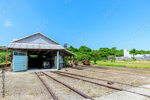 Wallpaper Mural 夏の三池炭鉱三川坑跡　福岡県大牟田市　Miike Coal Mine Mikawa Pit Ruins in Summer. Fukuoka-ken Oomuta city. Torontodigital.ca